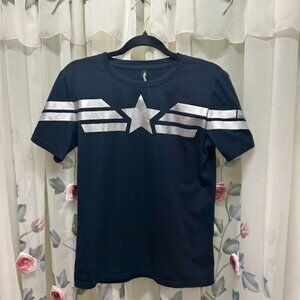 Pulasevim Captain America Navy Shirt